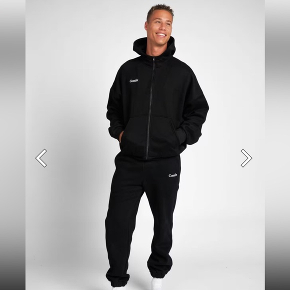 Black Comfrt Hoodie Unisex Size M NWT - Picture 4 of 9